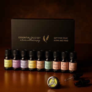 🧴 Set Aromaterapie de Vară – 12 Uleiuri Esențiale 100% Pure (cadou de lux)