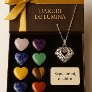 💜 Set Colier „Inima Chakrelor” – Vindecare prin Iubire 💜